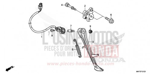 BEQUILLE CBR1000RAH de 2017